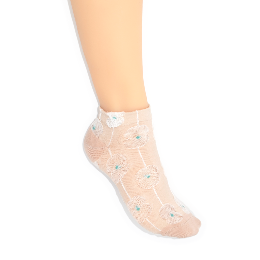 Petal Trail Ankle Sock