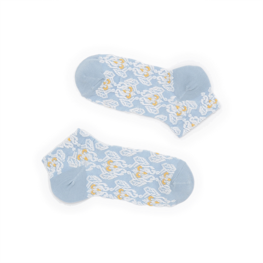 Sky Bloom Ankle Sock