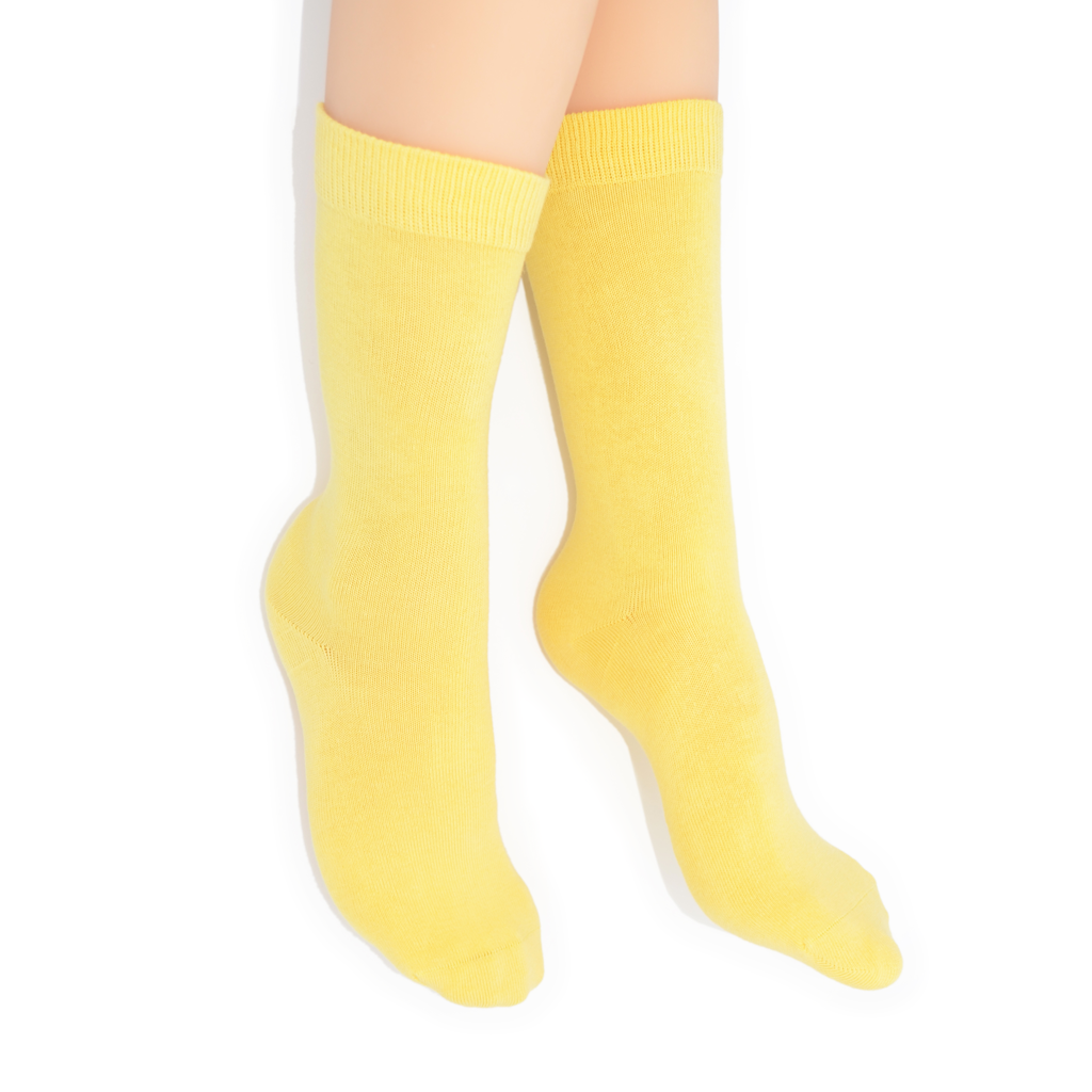 Everyday Crew Sock - Lemon