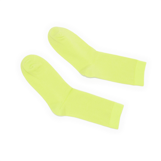Everyday Crew Sock - Chartreuse