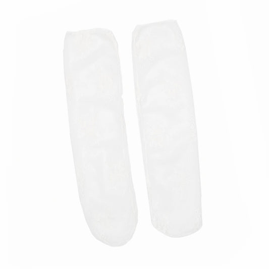 Erin Floral Lace Crew Sock - White