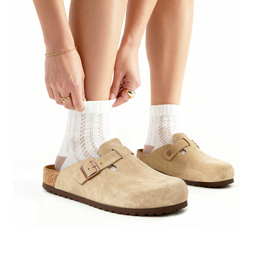 Two Tone Ankle Sock - Blush