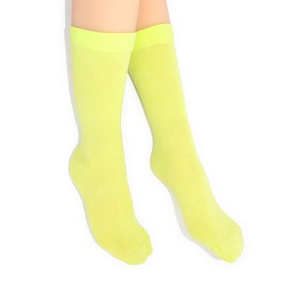 Everyday Crew Sock - Chartreuse