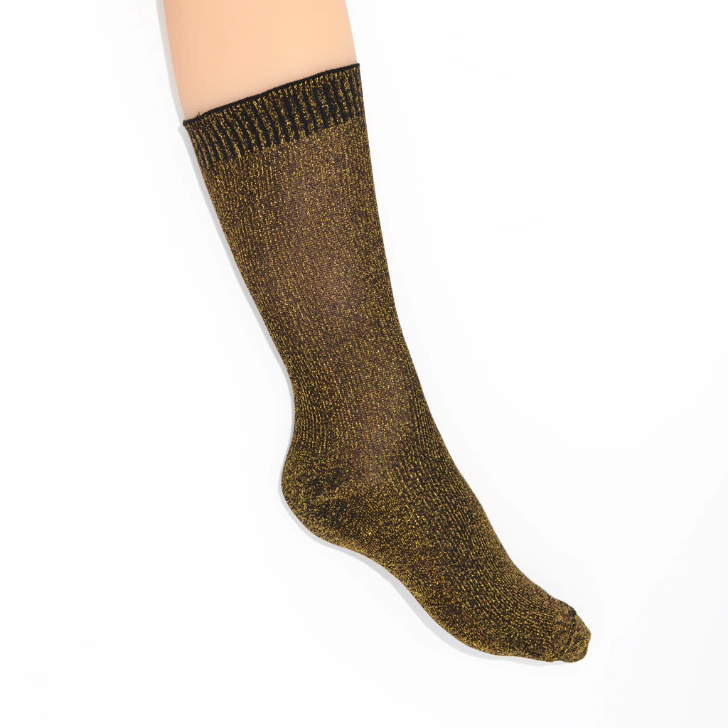 Brown textured sock on a white background