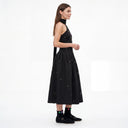 Penny 3D Daisy Embellished Ankle Sock - Black