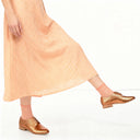 Jessica Sheer Lines Quarter Crew - Orange