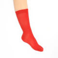 Red sock on a white background