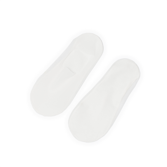 No Show Mesh Sock White