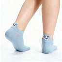 Sarah No Show Tab Sock - Sky Blue