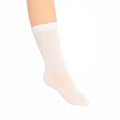 White sock on a white background
