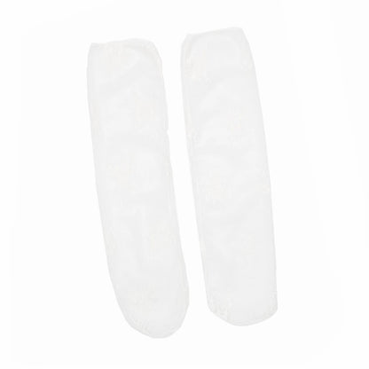 Erin Floral Lace Crew Sock - White